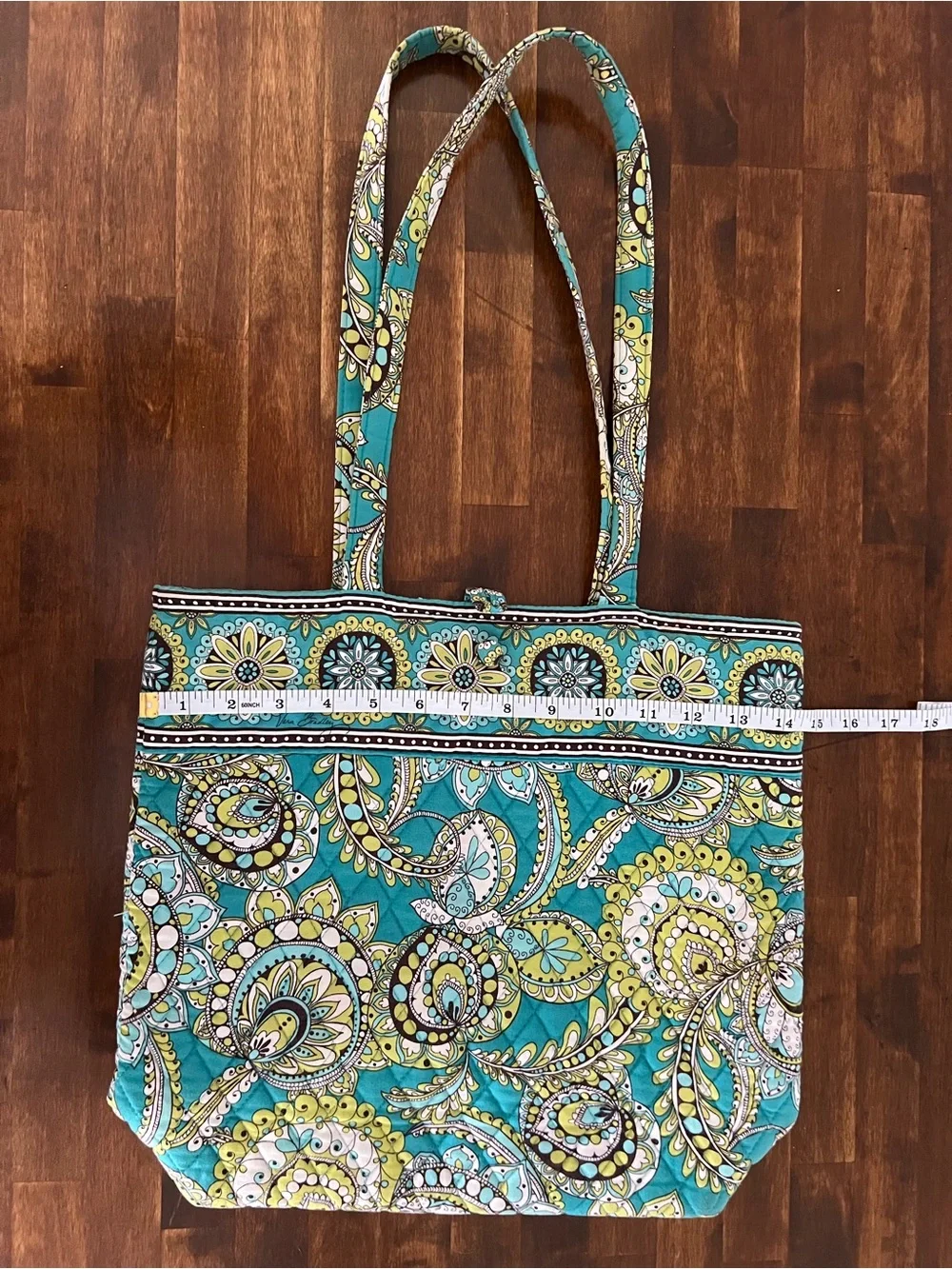 Vera Bradley Peacock Tote Bag & Wallet Set (retired)